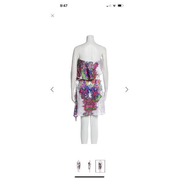 Halston Heritage Silk Shift Dress - Picture 2 of 2